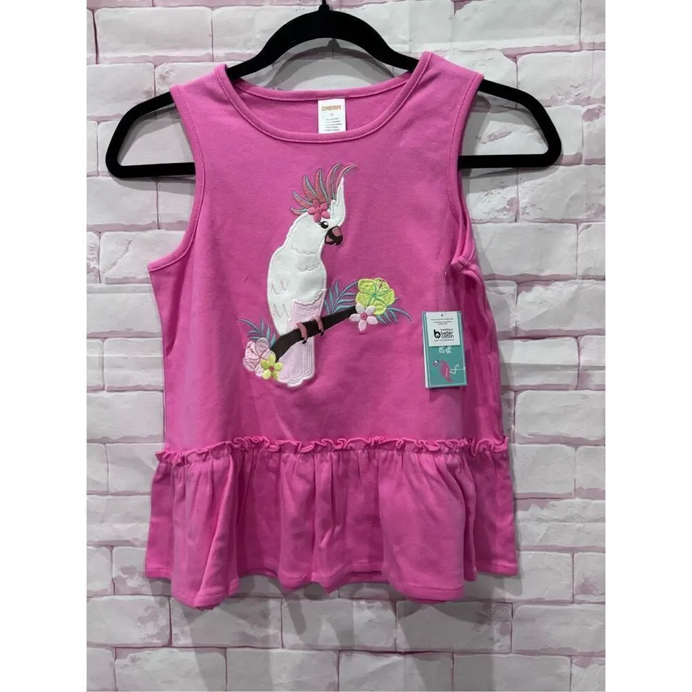 Gymboree sleveless pink girls‎ top size 12